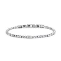 Bracelet Marlù Man Sparkles in Steel Zirconia 31BR0005W-S - 31BR0005W-S